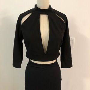 Night out cut out crop top